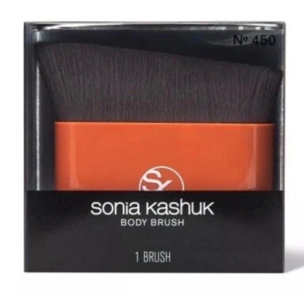 Sonia Kashuk No 450 Body Brush Angled Synthetic Fiber Makeup Tool‎ New